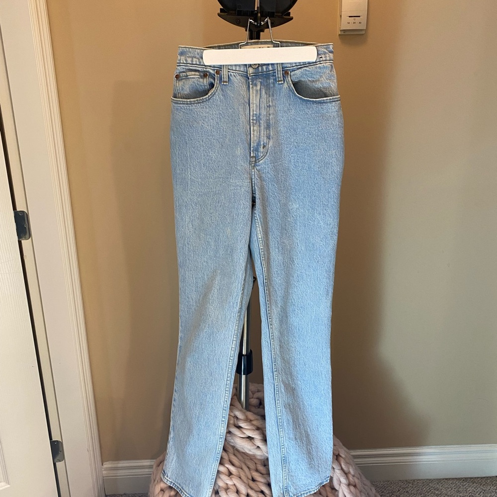 Abercrombie the 90s straight ultra high rise (curve love) - Size 25